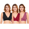 Pull-down Nursing Bra Combo Pack of 3 - The Maternity Store by Preethiwear