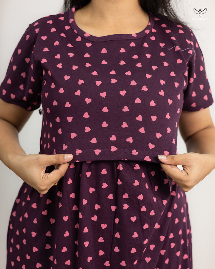 Agastya SoftCotton Full Length Maternity Loungewear