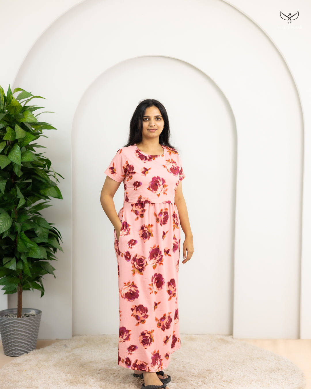 Jothika3 SoftCotton Full Length Maternity Loungewear