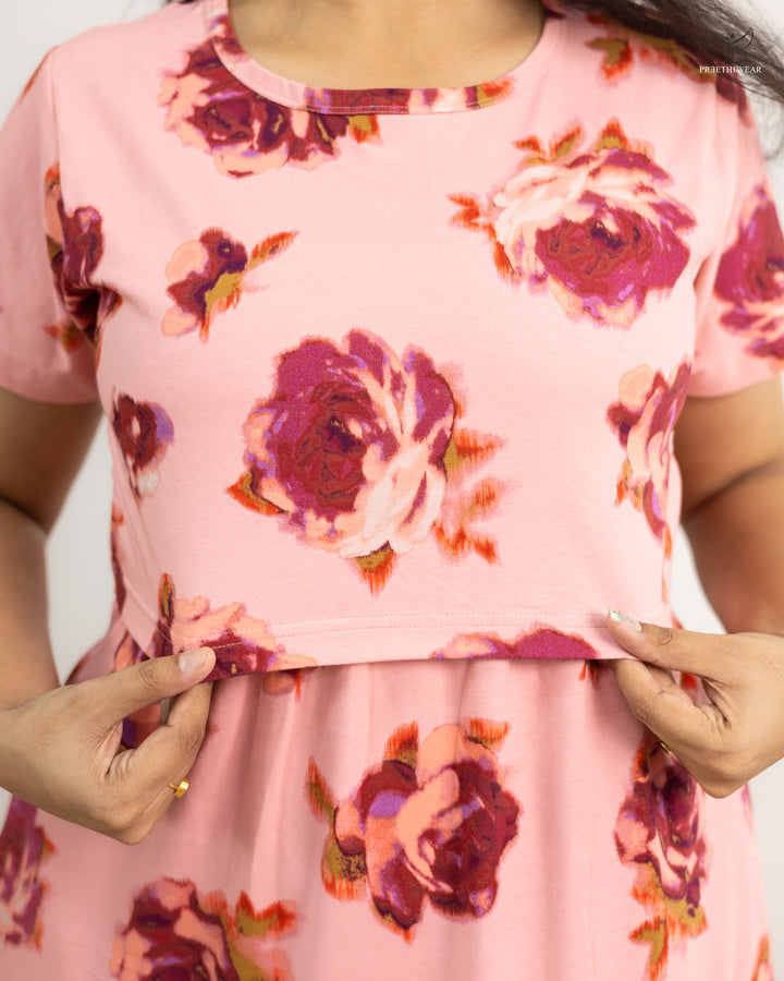 Jothika3 SoftCotton Full Length Maternity Loungewear