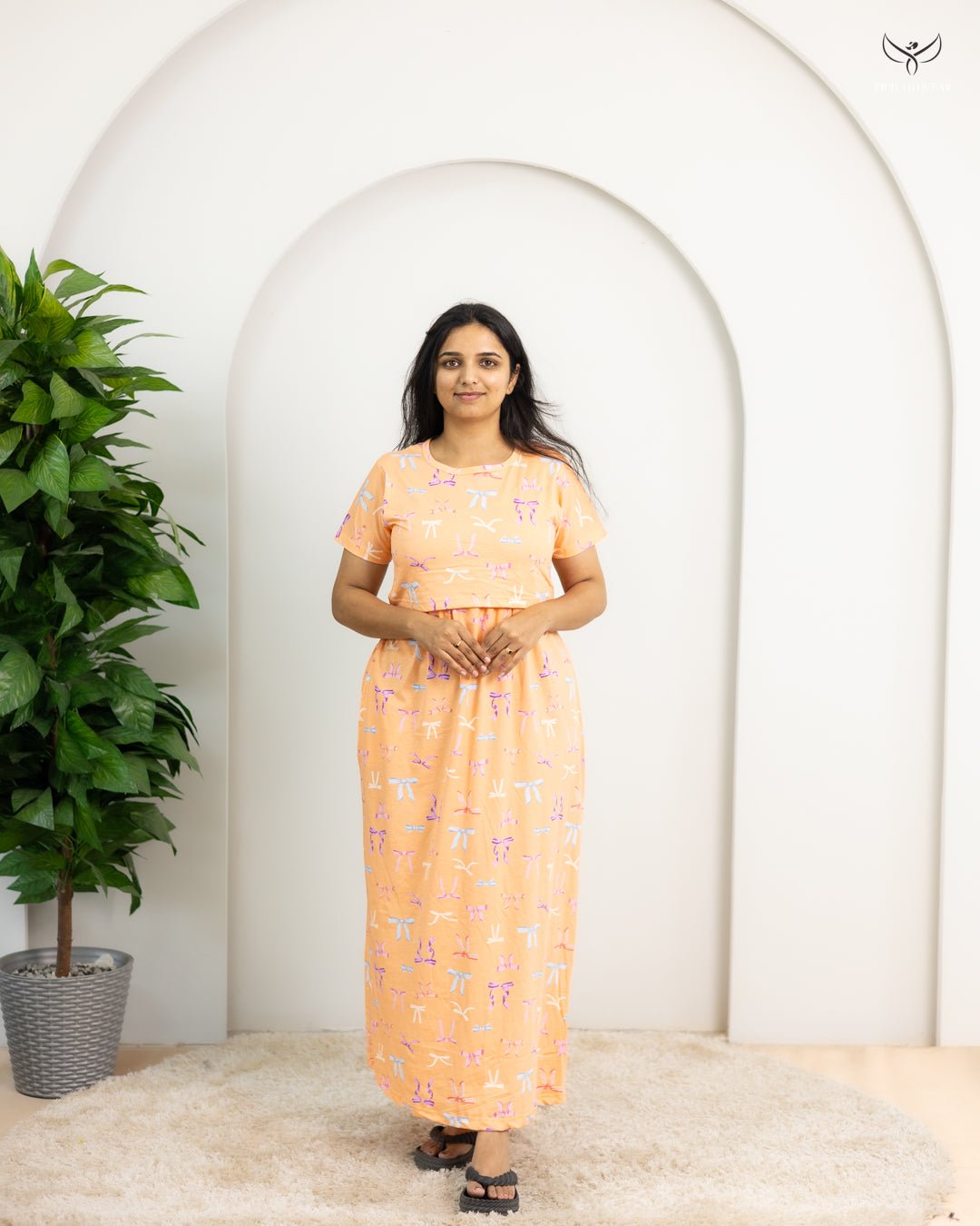 Dua3 SoftCotton Full Length Maternity Loungewear