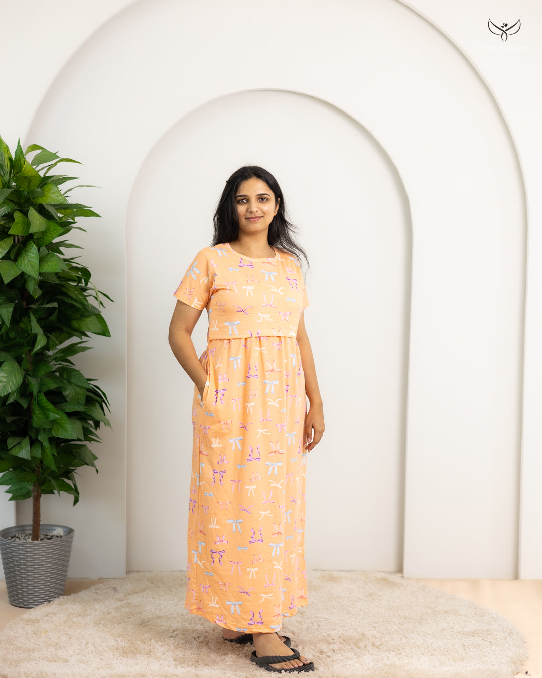 Dua3 SoftCotton Full Length Maternity Loungewear