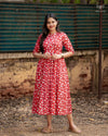 Mayura Maternity Dress with center Zip - The Maternity Store by Preethiwear