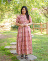 Jensi Maternity Dress with center Button