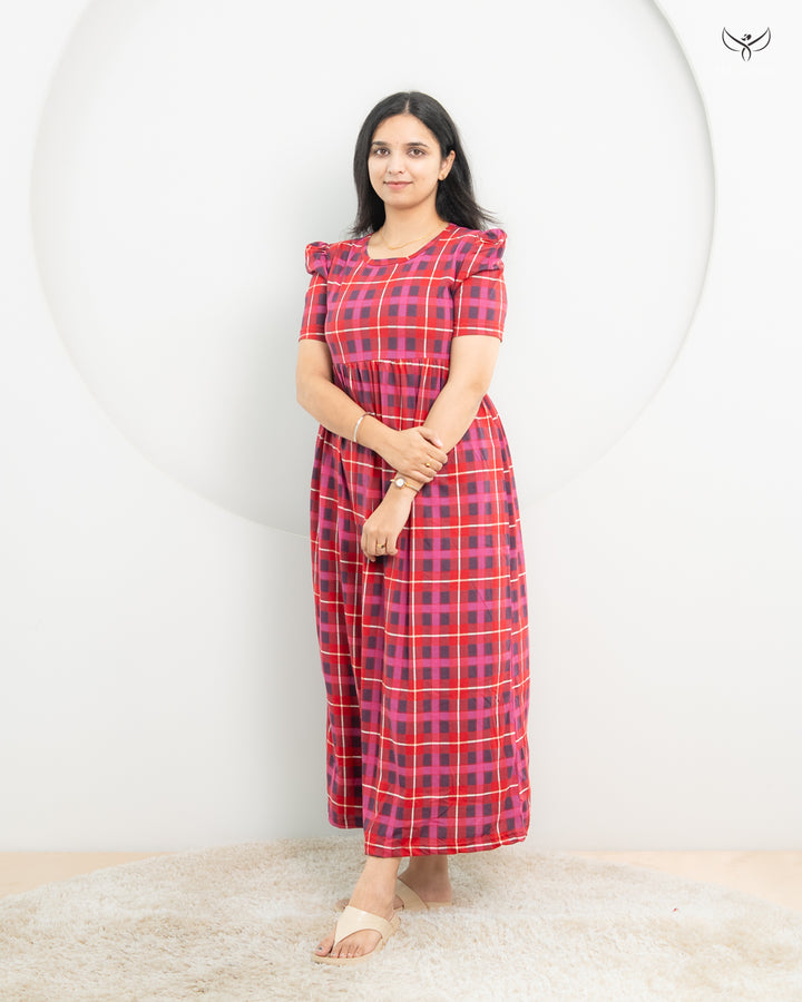 Sheel1 SoftCotton Full Length  Maxi Loungewear