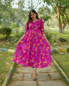 Niffan Maternity Dress with center Button