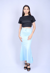 Light Blue Saree Shapewear - The Maternity Store by Preethiwear
