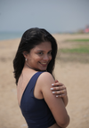 Navy Blue Sleeveless Blouse - The Maternity Store by Preethiwear