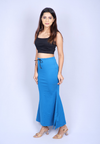 Peacock blue Saree Shapewear - The Maternity Store by Preethiwear