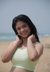 Pista Green Sleeveless Blouse - The Maternity Store by Preethiwear