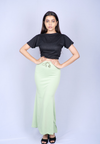 Pista Green Saree Shapewear - The Maternity Store by Preethiwear