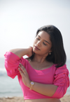 Rani Pink Crush Sleeve Blouse - The Maternity Store by Preethiwear