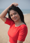 Red Boat Neck Blouse - The Maternity Store by Preethiwear