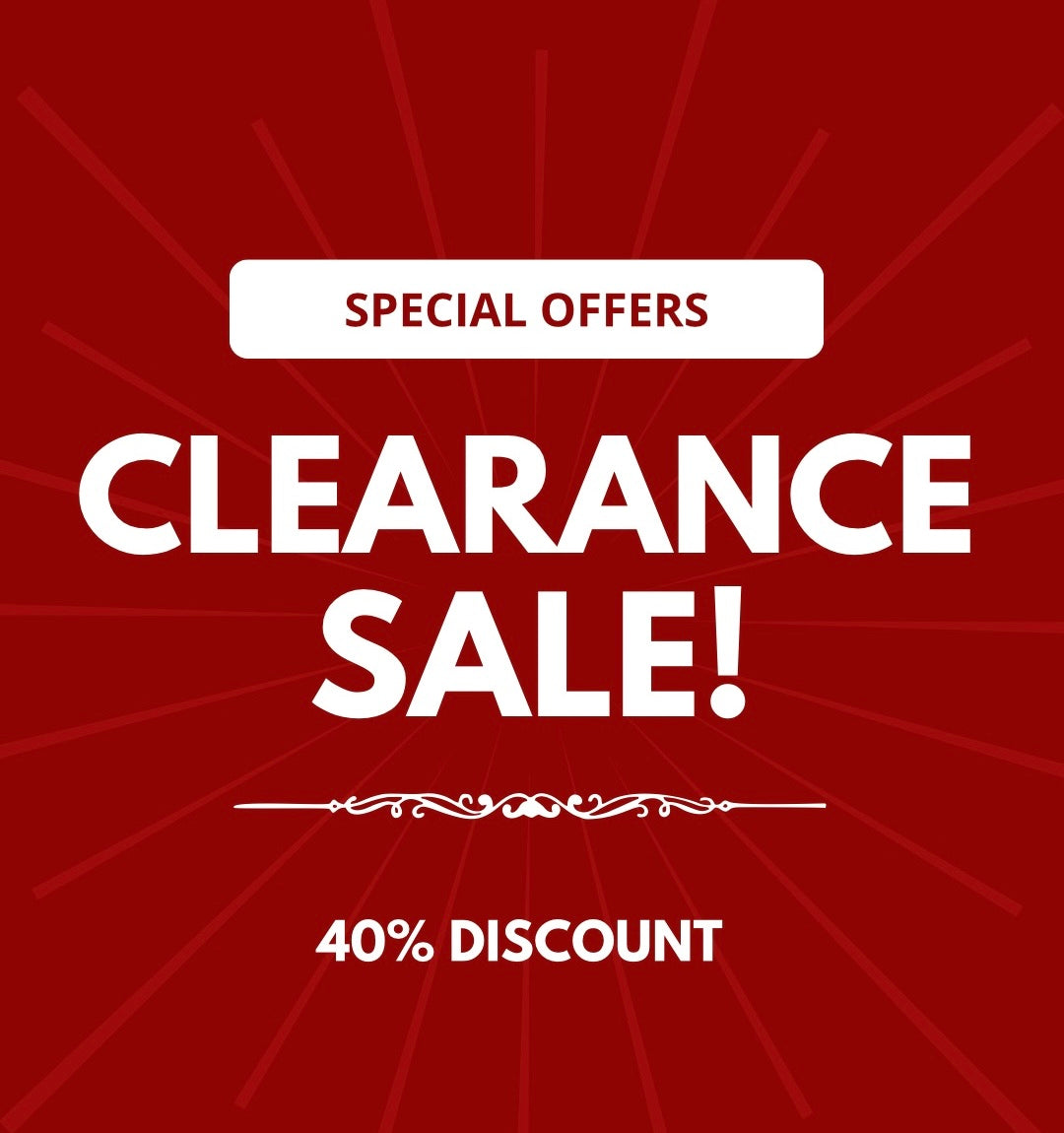 CLEARANCE SALE