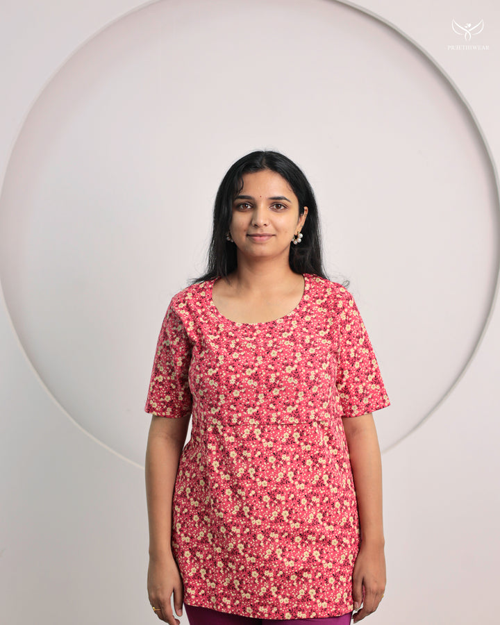 Pooja4 SoftCotton Feeding T-shirt