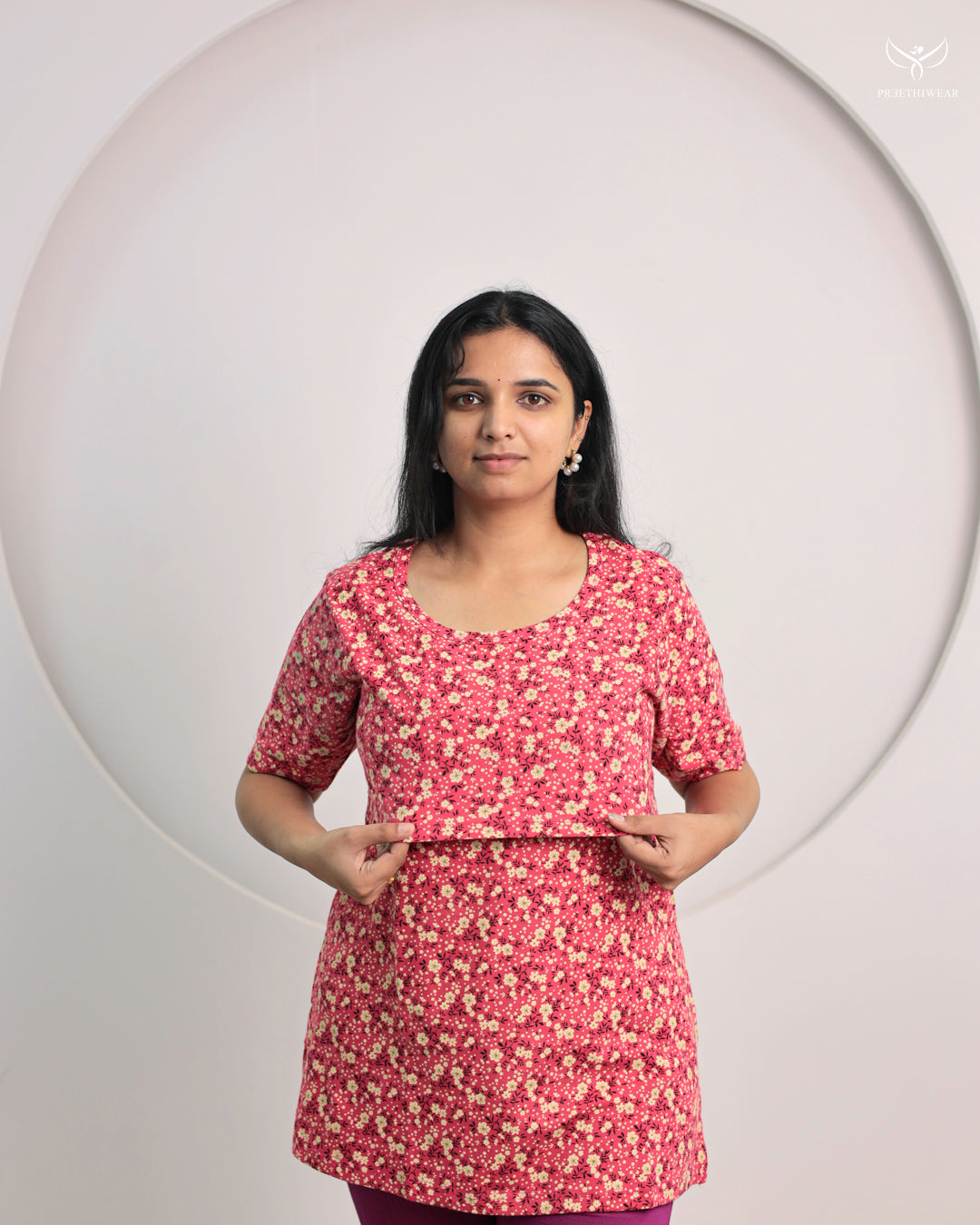 Pooja4 SoftCotton Feeding T-shirt