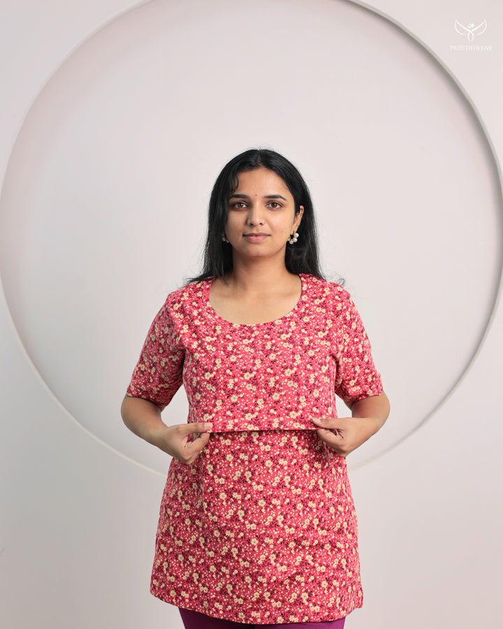 Pooja4 SoftCotton Feeding T-shirt