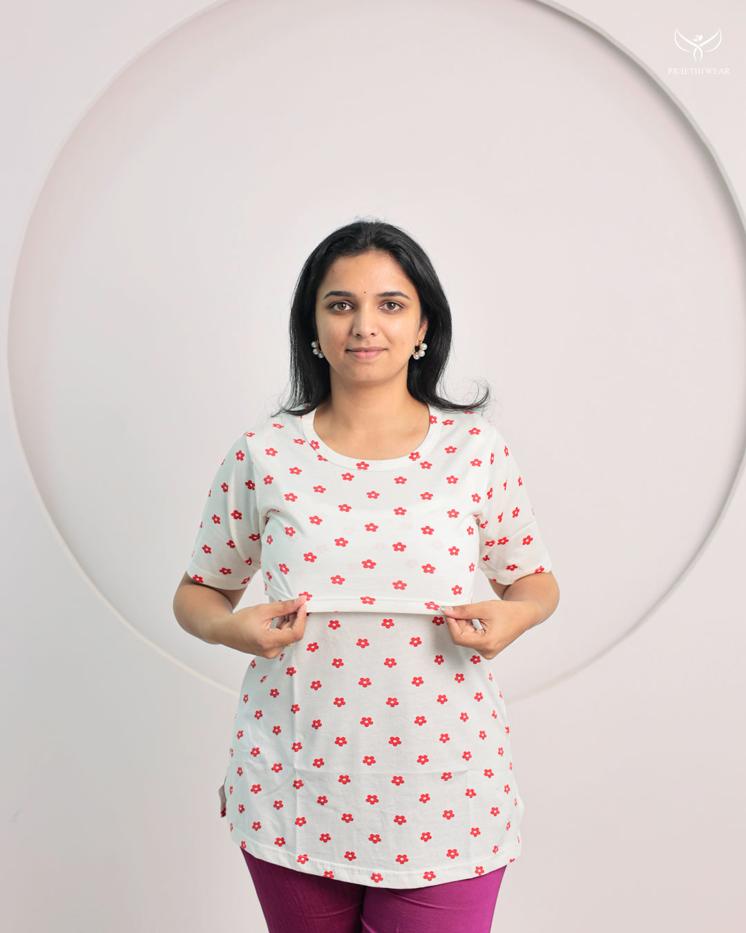 Lohitha SoftCotton Feeding T-shirt