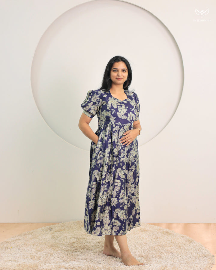 Rafia Maternity Dress
