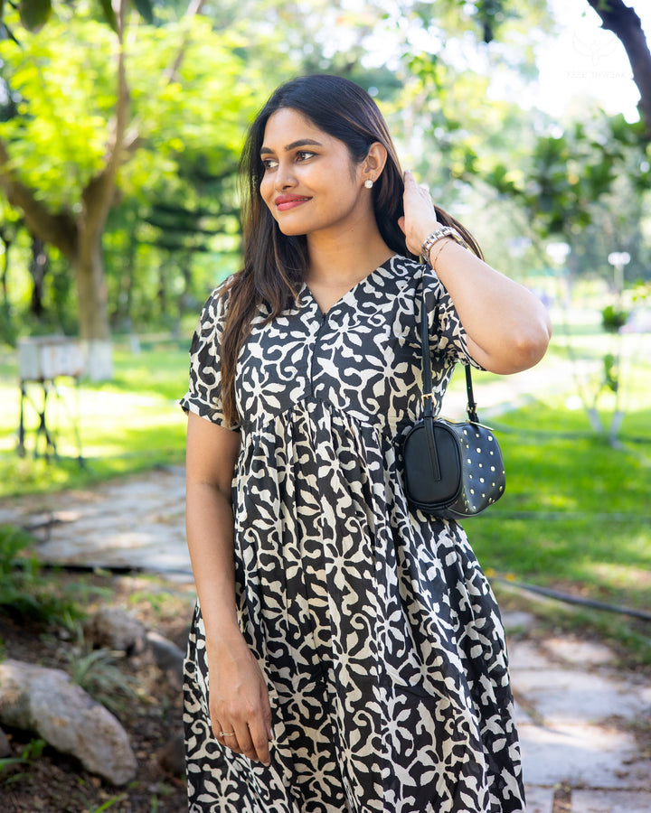 Gaya Maternity Dress with center zip