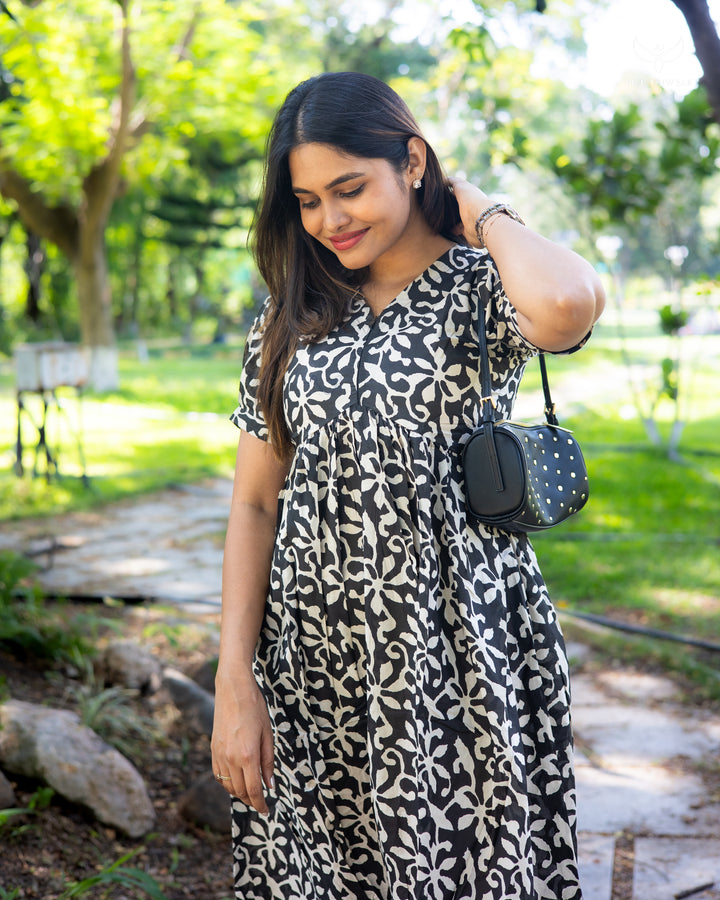 Gaya Maternity Dress with center zip