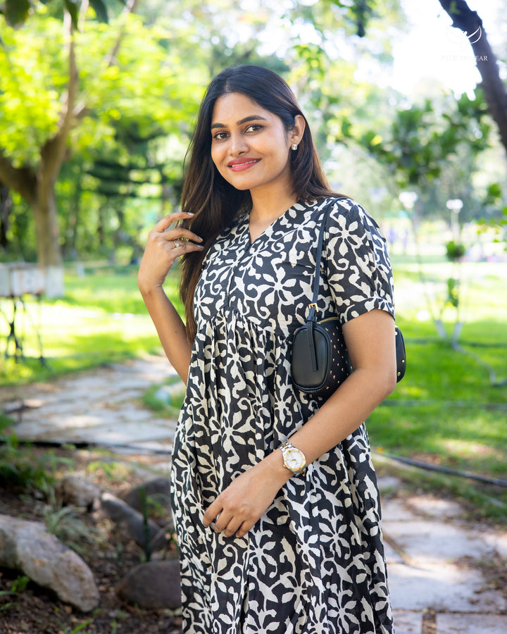 Gaya Maternity Dress with center zip