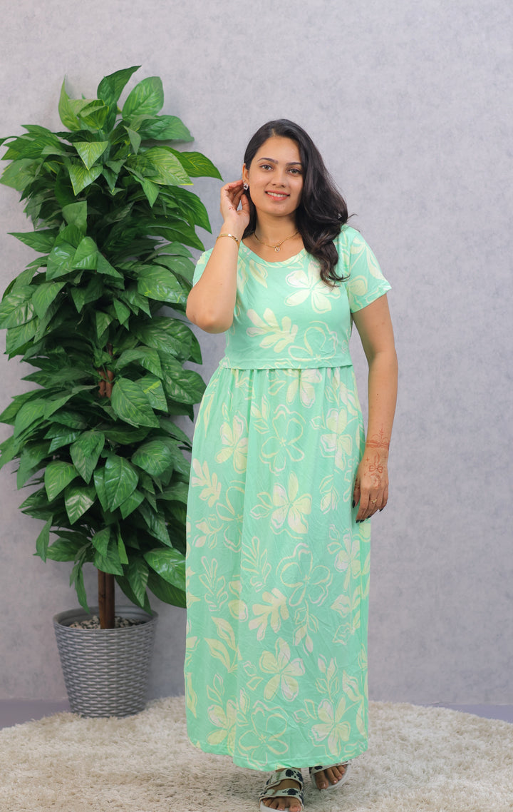 Aayushi SoftCotton Full Length Maternity Loungewear