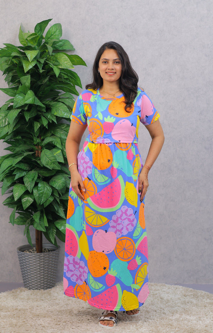 Esha5 SoftCotton Full Length Maternity Loungewear