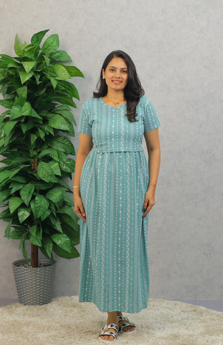 Roma SoftCotton Full Length Maternity Loungewear
