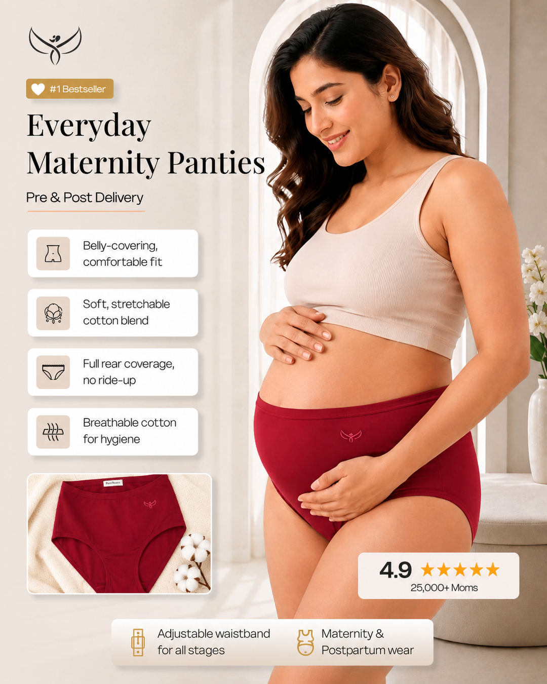 Everyday Maternity Panties (Pre & Post Delivery)