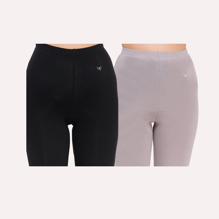 Preethiwear Maternity & Postpartum Tights  Pack of 2