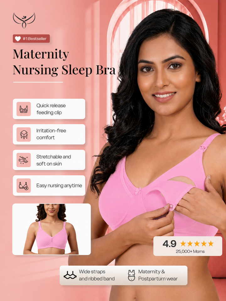 Clip-down Nursing Bra – Bamboo Cotton