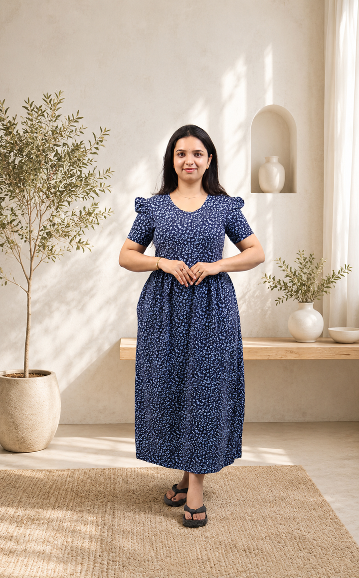 Nasrin SoftCotton Full Length Maternity Loungewear