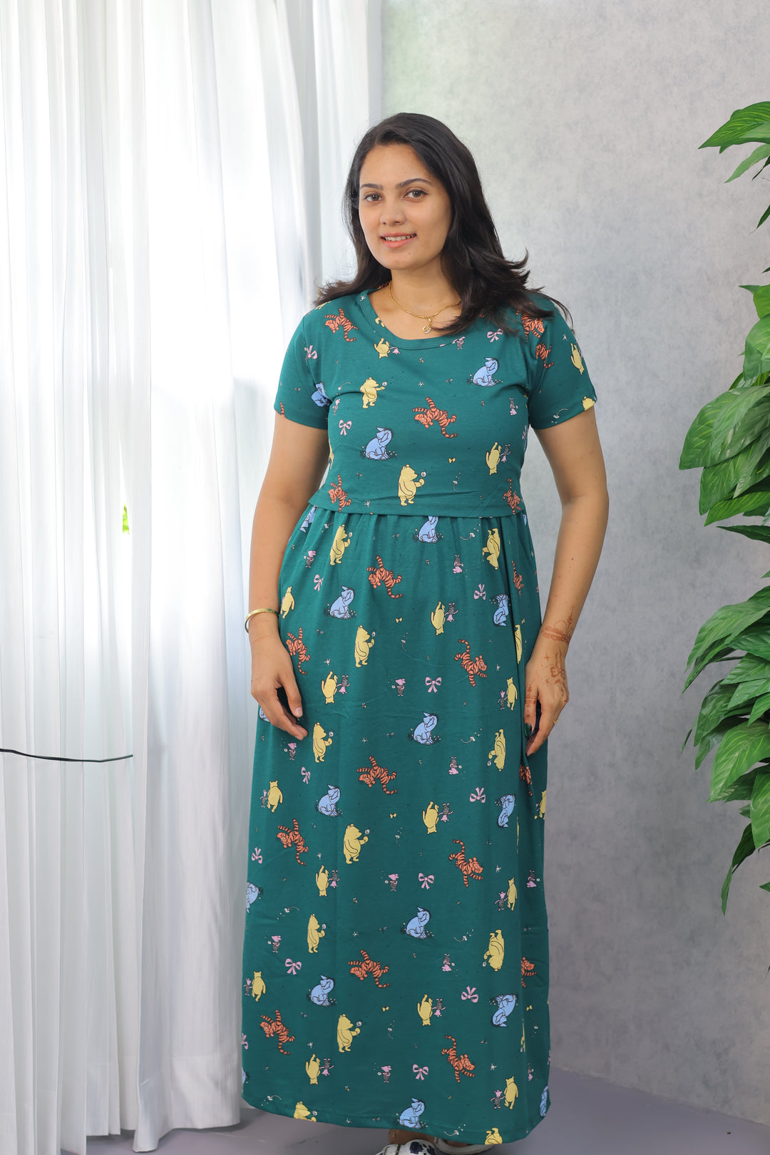 Srija3 SoftCotton Full Length Maternity Loungewear