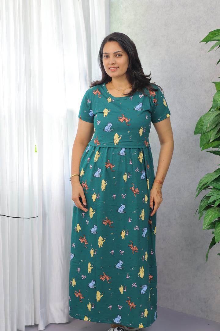 Srija3 SoftCotton Full Length Maternity Loungewear