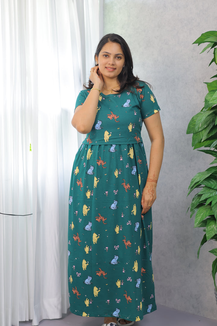 Srija3 SoftCotton Full Length Maternity Loungewear