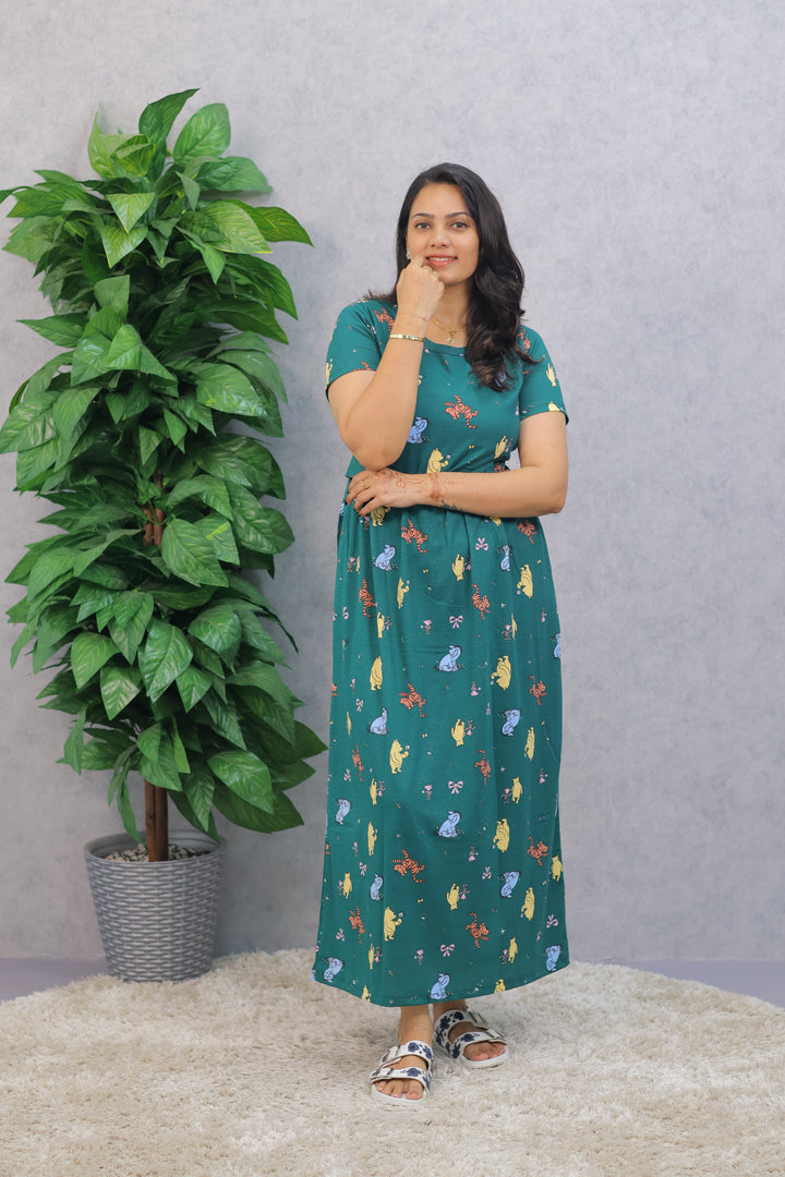 Srija3 SoftCotton Full Length Maternity Loungewear