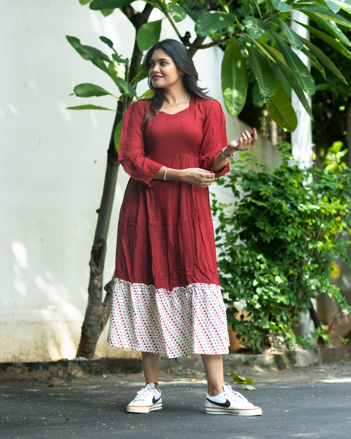 Pallavi Maternity Kurthi