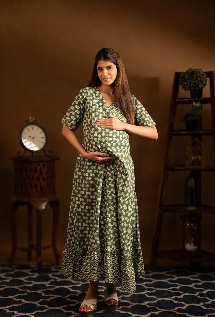 Akshara Maternity Cotton kurthi