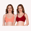 Clip-down Nursing Bra Combo – Bamboo Cotton Pack of 2 - The Maternity Store by Preethiwear