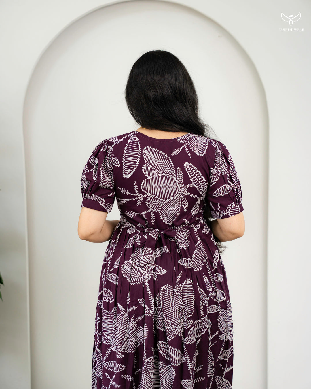 Aishu2  Maternity Dress with center Zip