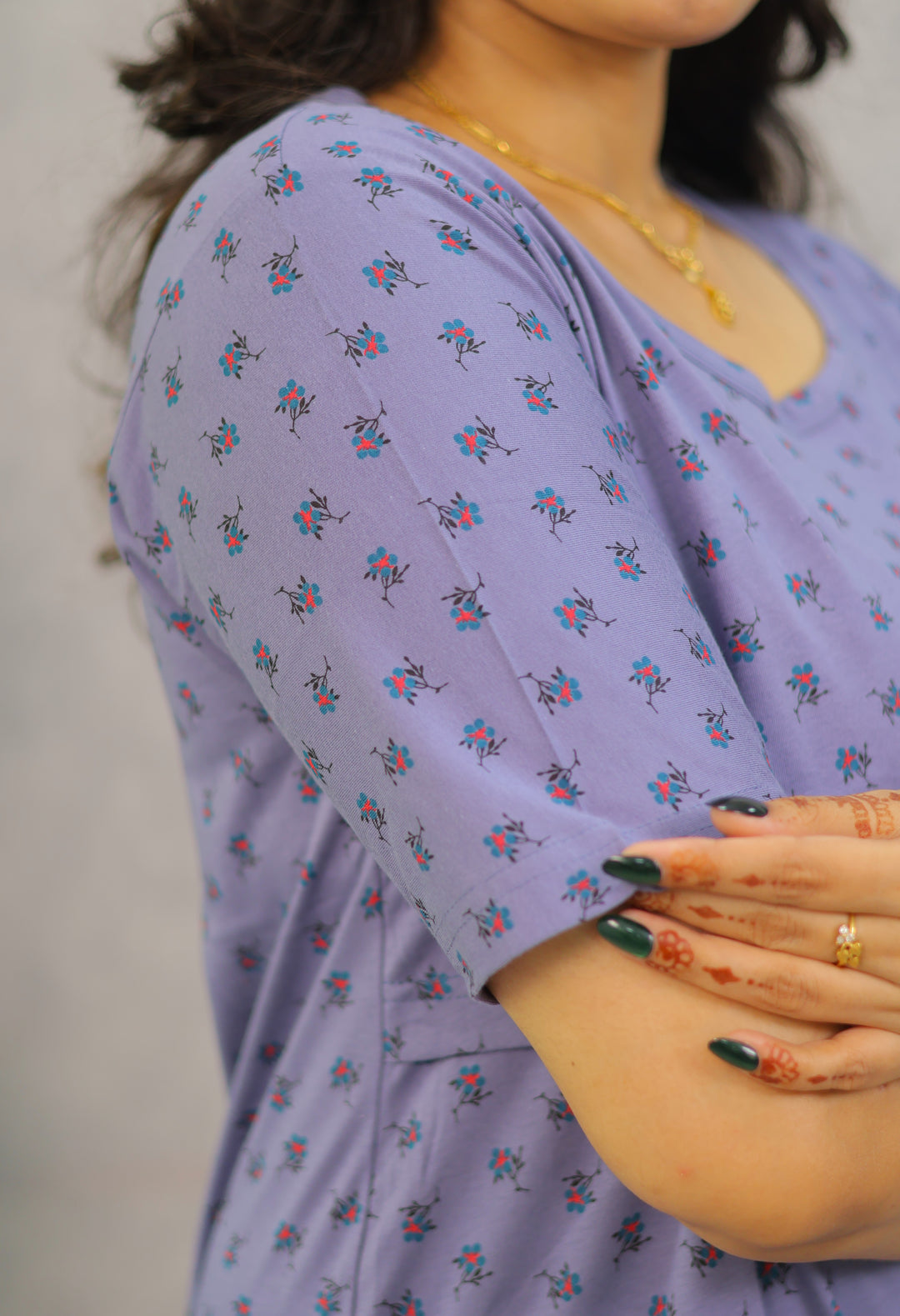 Sushma1 SoftCotton Maternity Top Pant Set