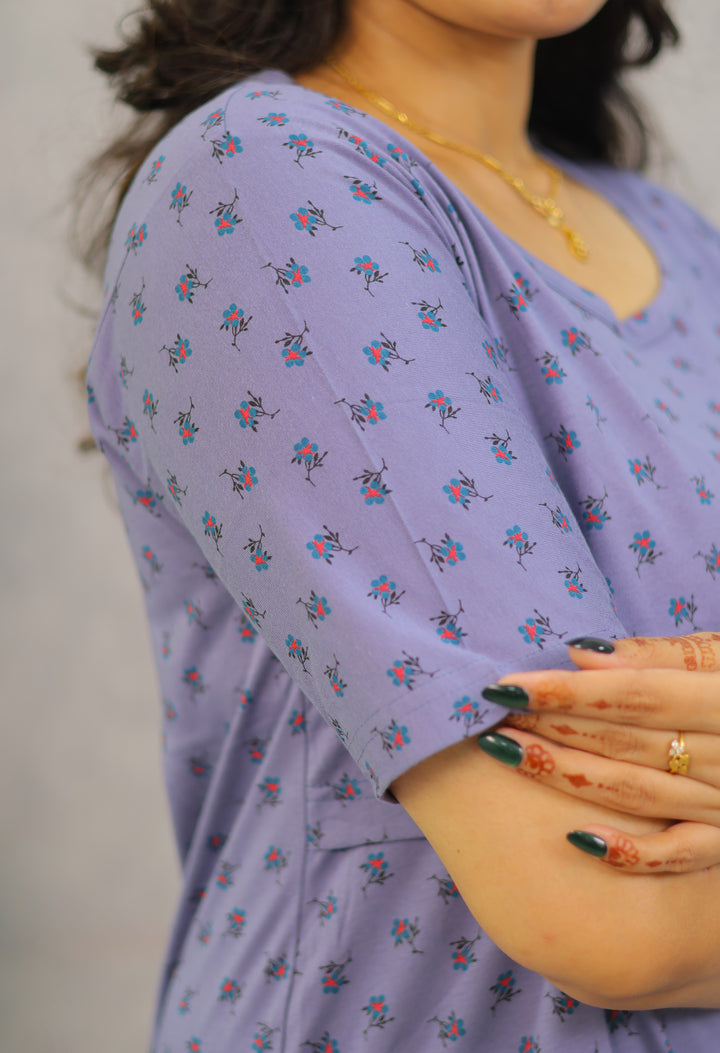 Sushma1 SoftCotton Maternity Top Pant Set