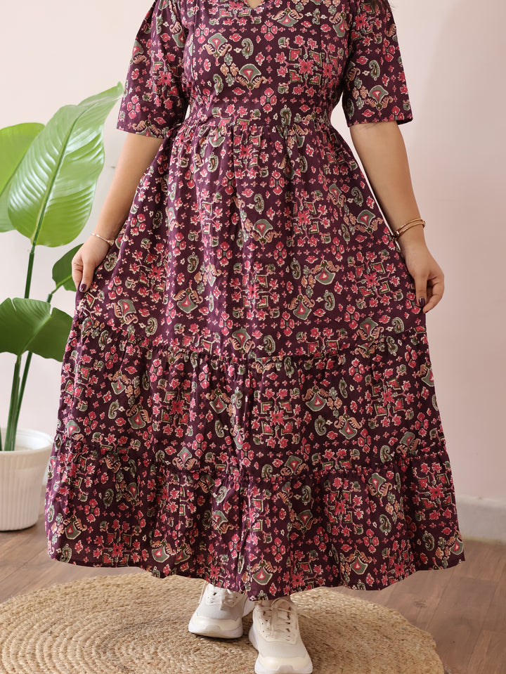 Tena Maternity Cotton kurthi  With Double Flare