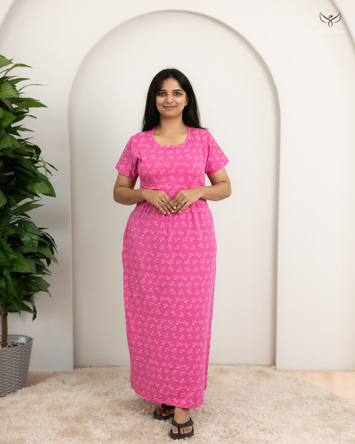 Neelam  SoftCotton Full Length Maternity Loungewear