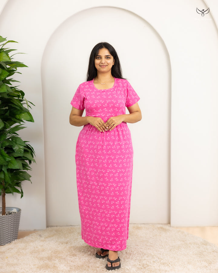 Neelam  SoftCotton Full Length Maternity Loungewear