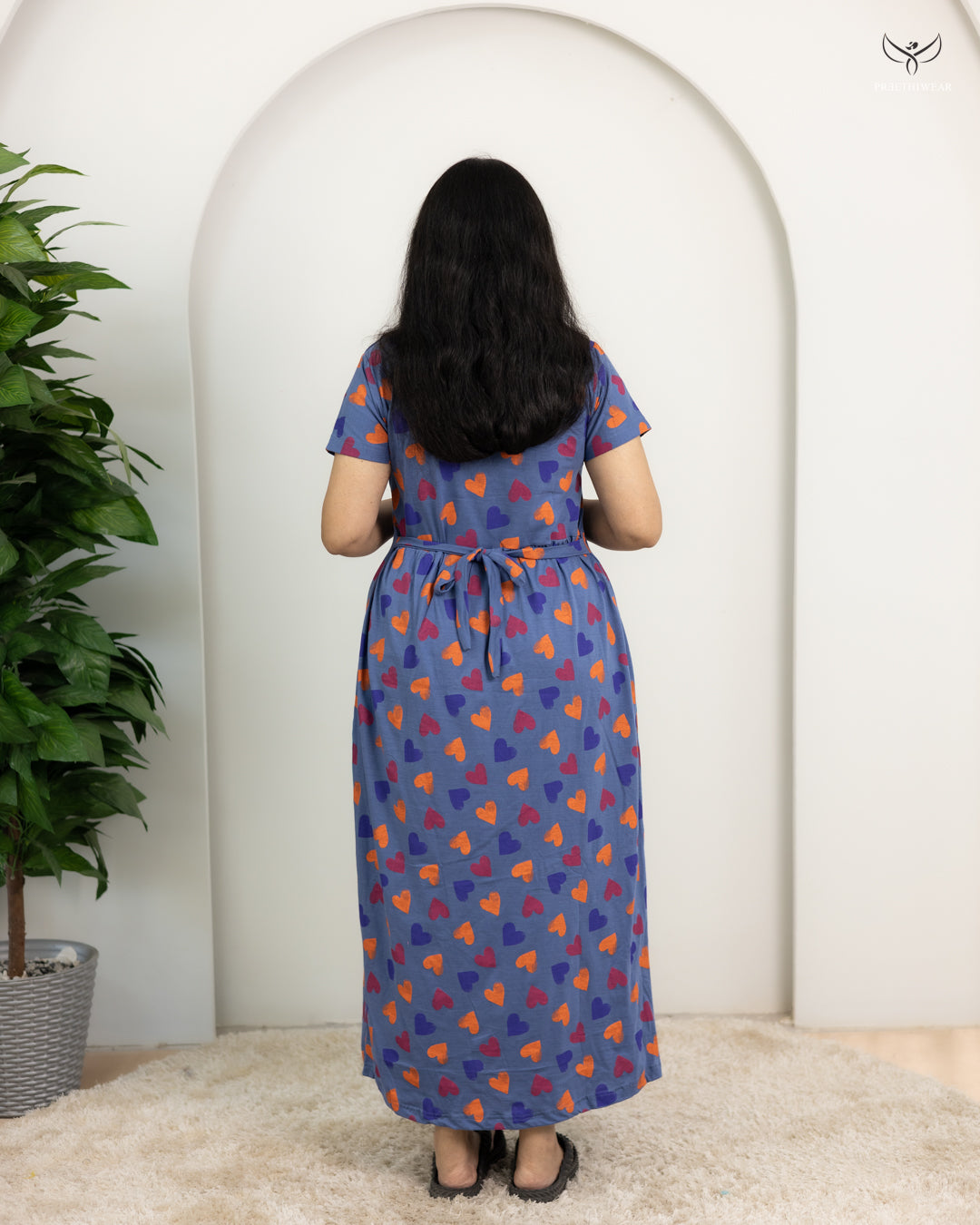 Smita1  SoftCotton Full Length Maternity Loungewear