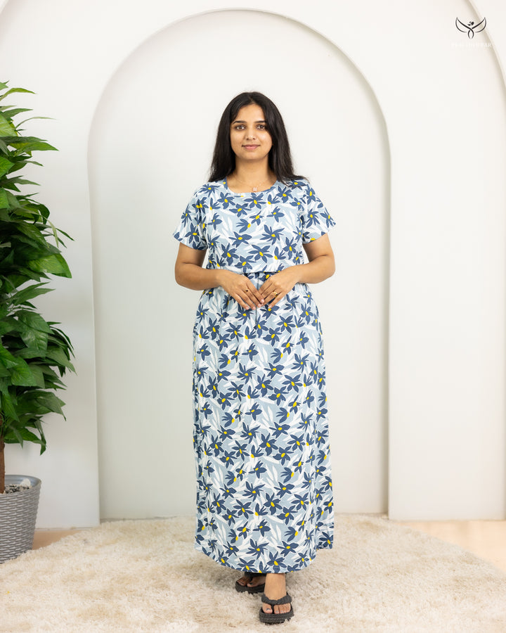 Tora  SoftCotton Full Length Maternity Loungewear