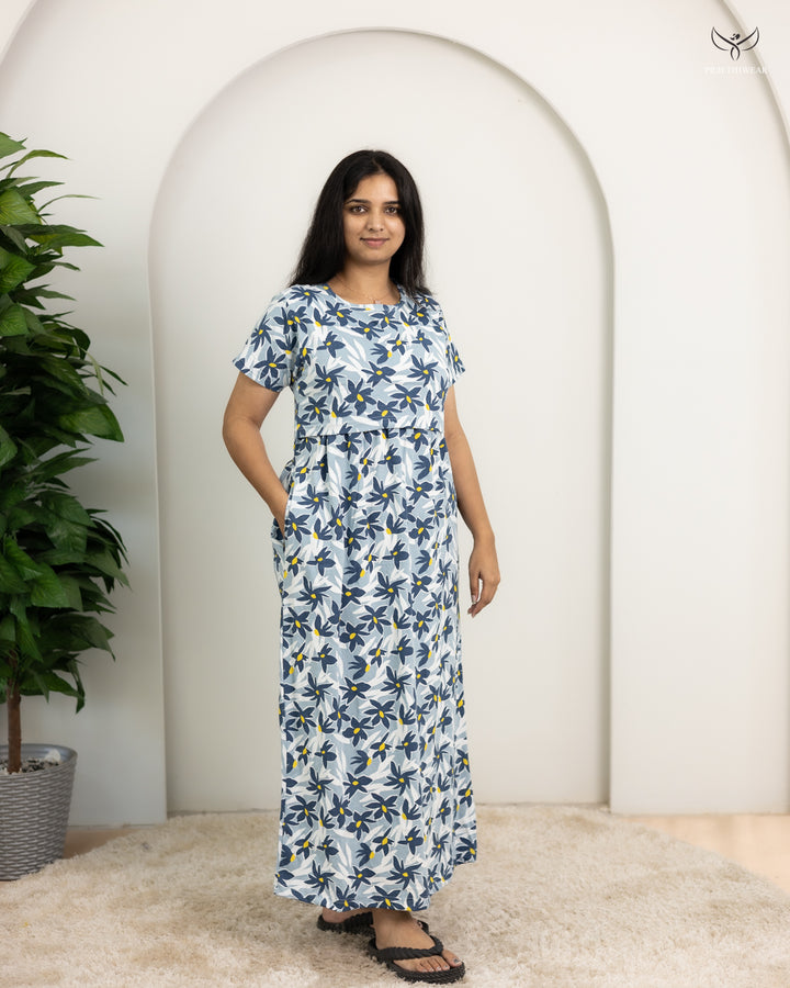 Tora  SoftCotton Full Length Maternity Loungewear