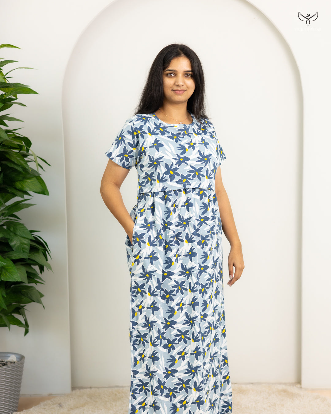 Tora  SoftCotton Full Length Maternity Loungewear